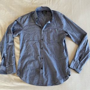 Bonobos Blue Collared Shirt Size M